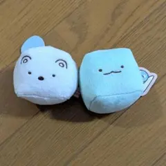 【未使用・美品】すみっコぐらし しろくま ＆ とかげ キューブマスコット 2点