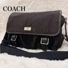 COACH signature messenger bag ショルダー　2way