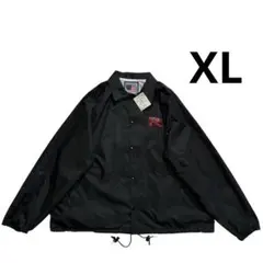 SNAP WEAR ナイロン コーチジャケット XL 黒 刺繍 rifle