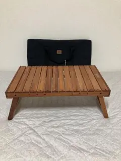 【ひさと様専用】ネイチャーハイク 天然木製折りたたみテーブル　正規品のサムネイル