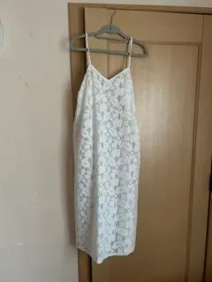 SM2 ホワイトレースキャミワンピース