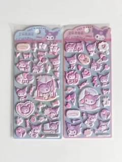 日本未発売 クロミ ぷくぷくシール サンリオ ぷっくり立体　ぷっくりシール