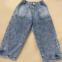 デニム　ワイドパンツ 130サイズ