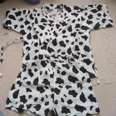 西松屋購入　牛柄 甚平 95サイズ 綿100%