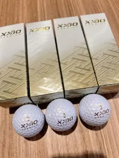 新品未使用　XXIOプレミアムゴルフボール　ROYAL GOLD 1ダースのサムネイル
