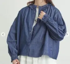 samansa mos2♡人気　フリル襟ジャケット♡