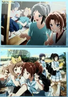 響け！ユーフォニアム ムビチケ 特典 ブロマイド 南中カルテット 2枚