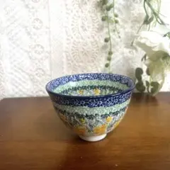 激レアお茶碗☆ツェラミカ☆ハンドメイド☆ミモザのサムネイル