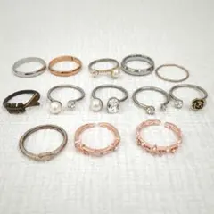 リングセット（シルバー・ローズゴールド）