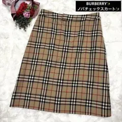 BURBERRY バーバリー ノバチェック柄 ウール スカート