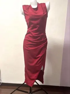 レッド ロングワンピース