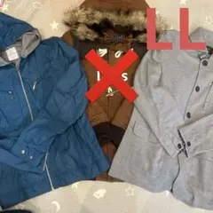⭐︎紳士服 メンズ　上着　はおり　まとめ売り　LLサイズ 2点☆