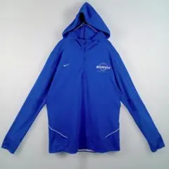 NIKE ナイキ ハーフジップ パーカー L 青 カレッジ WILDCATS