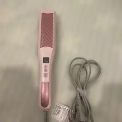 ピンク ストレートヘアアイロン デジタル操作