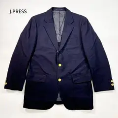 J.PRESS ジェイプレス 紺ブレ 金ボタン L テーラードジャケット