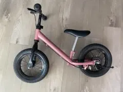 【美品】スパーキー　キックバイク　くすみピンク　SPARKY キックバイク スパーキー ブレーキ付ゴムタイヤ装備 プレゼント