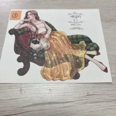 デザインシール コラージュ素材 Ailey_Gold 人物 猫のサムネイル