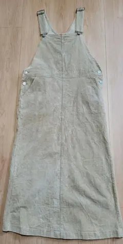 コーデュロイジャンパースカート