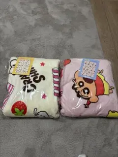 クレヨンしんちゃん フランネルブランケット 2枚セット