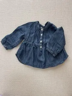 Baby Gap デニムブルー 長袖シャツ 80cm