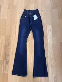 ハイウエストフレアデニム XS