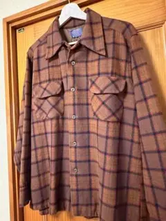 M*i様 70S PENDLETON ブラウン ボードシャツ