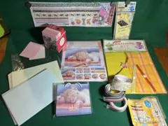 送別色紙お役立ちセット☆クラフト用品 ラッピングキット 記入カード テープ等各種