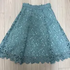 PROPORTION BODY DRESSING 花柄レース フレアスカートのサムネイル