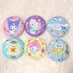 刺繍デザイン★サンリオ ピンバッジ★6個セット