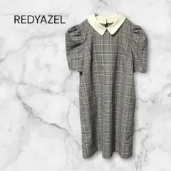 レディアゼル REDYAZEL 襟付きワンピース　チェック柄　膝丈　Fのサムネイル