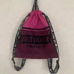 PINK LATTE ナップザック GIRLS CREATOR
