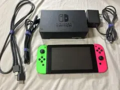 Nintendo Switch 本体 ネオンピンク/ネオングリーン ジャンク品
