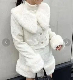 one after another ツイードセットアップ