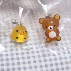 リラックマ クリアマスコットチャーム めじるしアクセサリー コリラックマ
