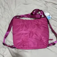 ROOTOTE セオルー　3wayショルダーバック　星柄刺繍　ピンク