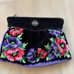 FEILER 花柄布製ポーチ