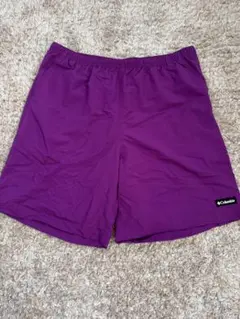 Columbia 紫 ショートパンツ　Lサイズ