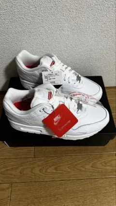 【新品未使用】Supreme Nike Air Max 1 Whiteのサムネイル