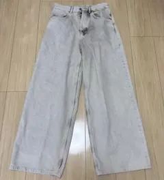 アルページュストーリー ブリーチデニム W73cm バギーパンツ ワイド 
