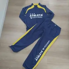 ATHLETA ジャージ上下　160サイズ ネイビー/イエロー