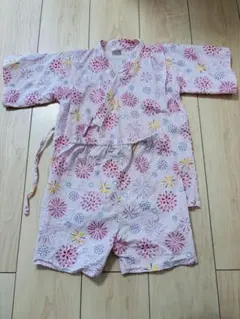 甚平 120cm 女の子　ピンク