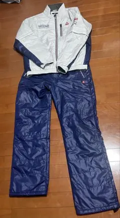 し*る様 【美品】ルコックスポルティフ ゴルフウェア 上下セットアップ 中綿入り