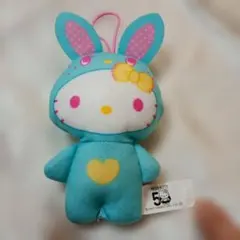 ハローキティ ウサギのぬいぐるみ 約10cm　ハッピーセット