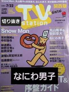 なにわ男子　切り抜き TVstation2022年14号