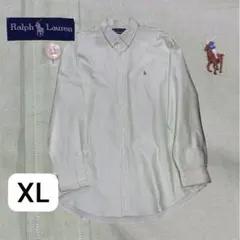 【288】Ralph Lauren ライトグリーン　長袖シャツ　XLサイズ