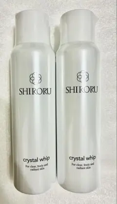未開封 美品】シロル クリスタルホイップ SHRORU 120g 3本 - メルカリ