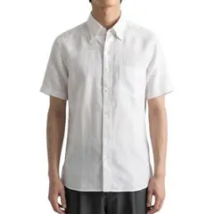 新品70%OFF ボナジョルナータ ドゥエボットーニ 半袖シャツ S 白 リネンのサムネイル