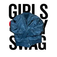 ブラック リバーシブル MA-1 SWAG fuckthisindustry