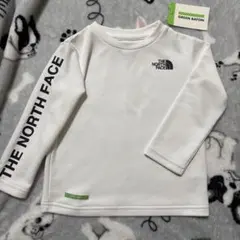 THE NORTH FACE キッズ 長袖カットソー ロンT ホワイト