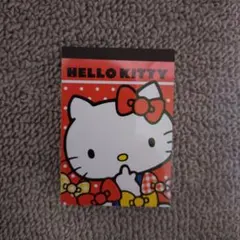 ハローキティ ミニメモ帳【レトロ】